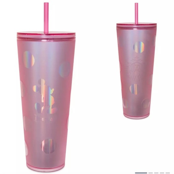 Disneyland Piglet Pink Starbucks Tumbler with Straw 24‎ oz